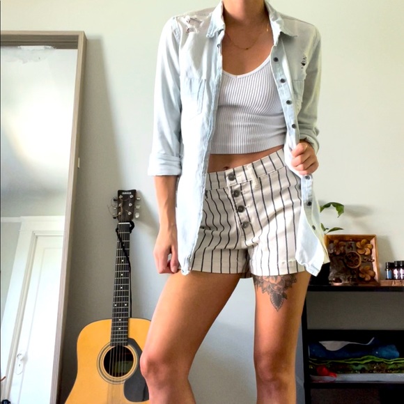 NWOT ⚓️ Rewash Brand | High Waisted Shorts - Picture 1 of 4